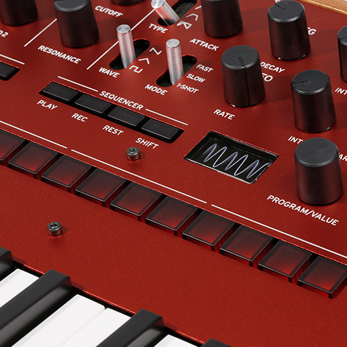 Close up of Korg Monologue