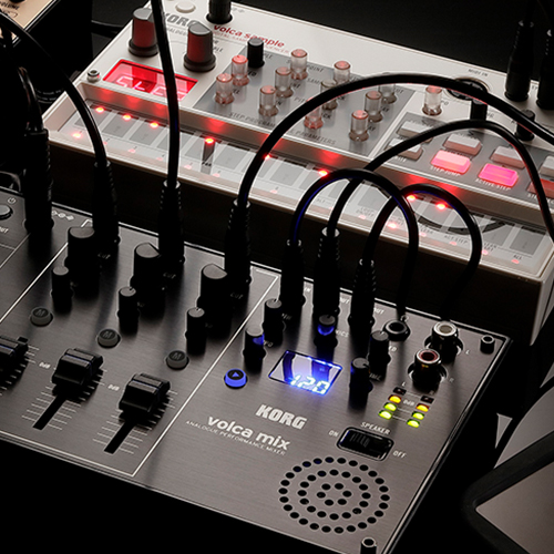 Volca and Volca Mix in action